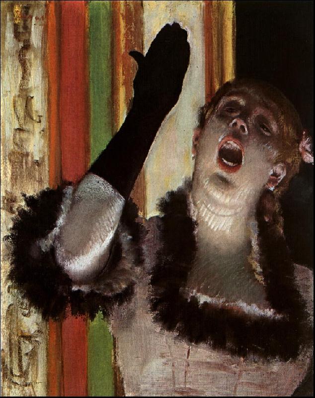 Edgar Degas Singer With a Glove France oil painting art
